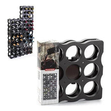 Cargar imagen en el visor de la galería, BOTELLERO MODULAR 9 BOTELLAS 34,5 x 36 x 17 cm
