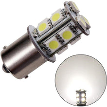 Cargar imagen en el visor de la galería, Lampara Bombilla Luz de Led de Señal de Coche 12V 3W BA15S 5050 13SMD Blanco
