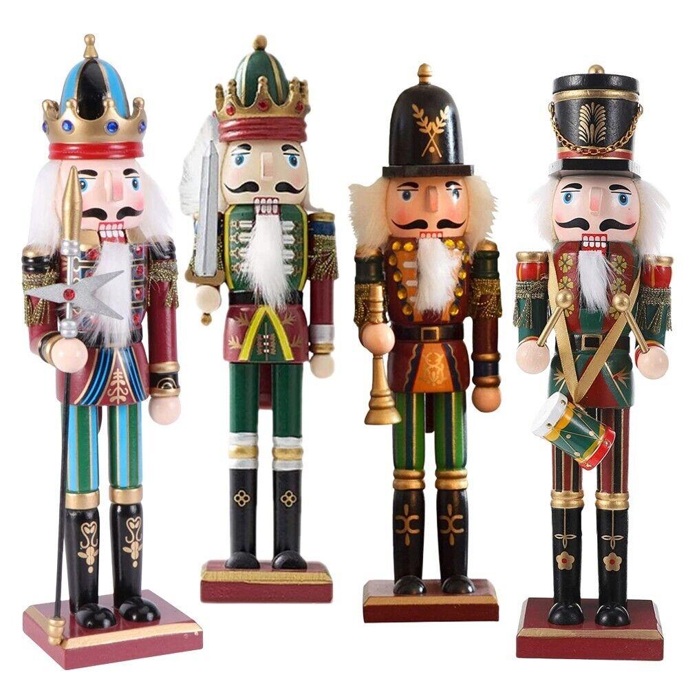Cascanueces De Navidad De Madera Color 30cm Figura Decorativa