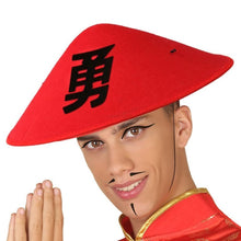 Cargar imagen en el visor de la galería, Gorro Sombrero Chino Oriental Adulto Complemento de Disfraz Para Carnaval
