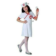 Cargar imagen en el visor de la galería, Disfraz Enfermera Blanco Niña Infantil para Carnaval Fiesta Teatro
