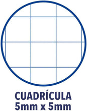Cargar imagen en el visor de la galería, Cuaderno A4+ Cuadrícula 5x5, Tapa Extradura, 80 Hojas tapa dura libreta espiral
