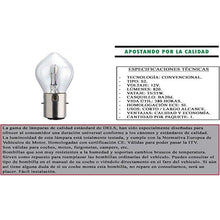 Cargar imagen en el visor de la galería, 1 BOMBILLA VISION S2 +30% LUZ 12V 35/35W BA20d LAMPARA MOTO COCHE NORMAL
