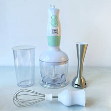 Cargar imagen en el visor de la galería, Emma Set de Batidora 250 W Acero Inoxidable y picadora mango con Vaso trituradir y varillas, trituradora, Licuadora, Vaso de precipitad
