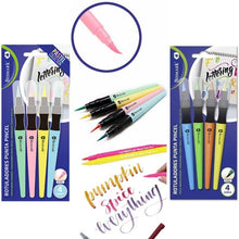 Cargar imagen en el visor de la galería, Rotuladores Básicos Lettering punta pincel color pastel y fluorescente punta 4mm
