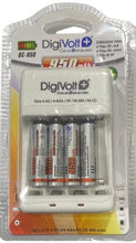 Cargar imagen en el visor de la galería, Pilas recargables + cargador eléctrico 4 pilas AA, AAA, 1100/1400, 2350/2850 mAh
