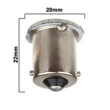 Cargar imagen en el visor de la galería, 2 Lamparas Bombillas Luz de Led de Señal de Coche 12V 3W BA15S COB Blanco 6400K
