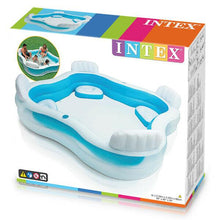 Cargar imagen en el visor de la galería, PISCINA HINCHABLE CON ASIENTOS 229X229X66 CM  990 L familiar verano jardin
