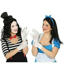 Cargar imagen en el visor de la galería, Guantes Cortos Blancos Para Carnaval Fiesta Accesorio de Disfraz
