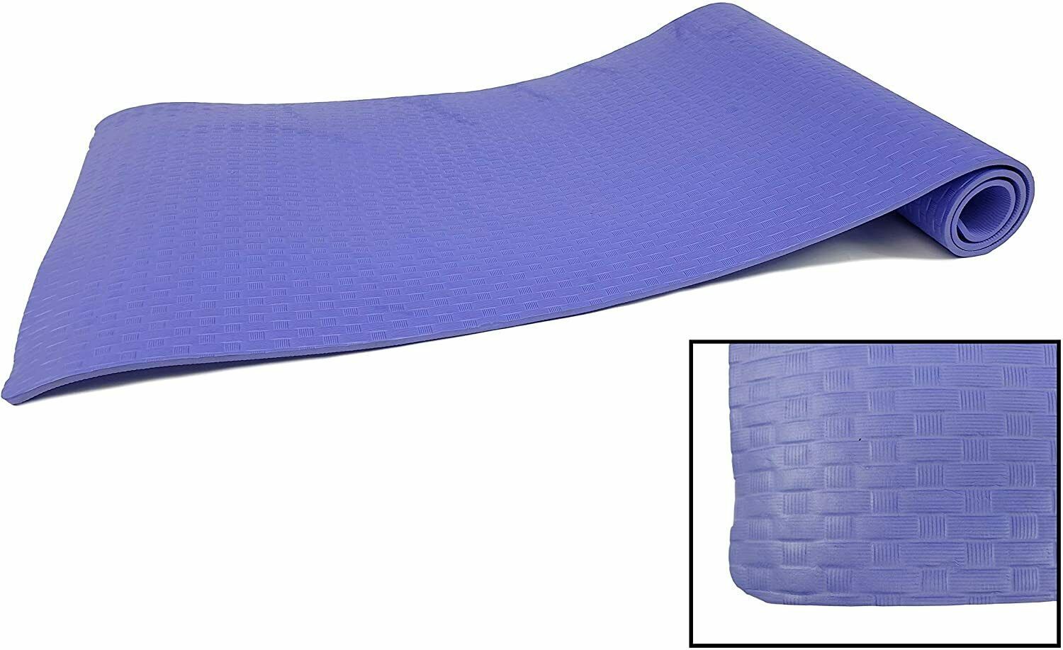 Esterilla Yoga Antideslizante entrenamiento 61x183 cm Azul