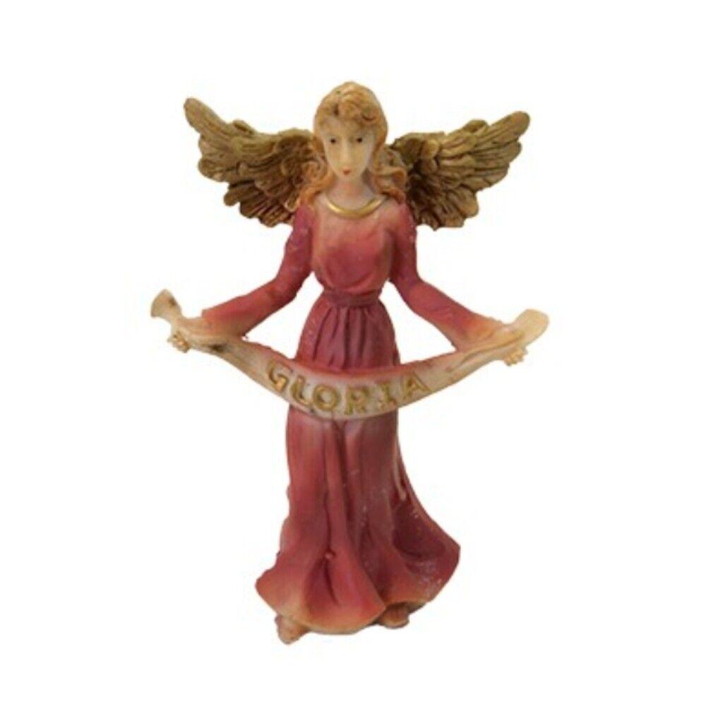 Angel Resina 10.5cm 10.5x6.5x3.5cm Figura Decoracion Navidad Belen