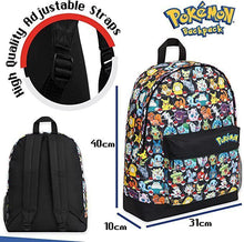 Cargar imagen en el visor de la galería, Pokemon Mochilas Escolares Mochila Niño Pikachu Pokeball infantil cole
