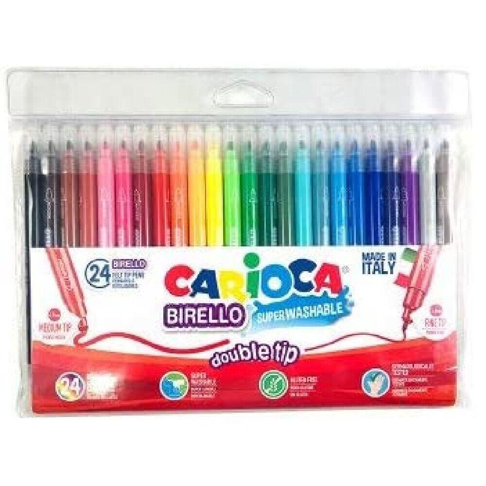Set de 24 Rotuladores Carioca Double Tip