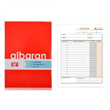 Cargar imagen en el visor de la galería, Talonario de ALBARAN Y PEDIDO numerado copias papeleria oficina MP pack 5 unds
