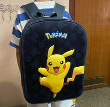 Cargar imagen en el visor de la galería, Mochila Pokemon 3d infantil niños escuela cole guardar libros escolar
