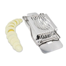 Cargar imagen en el visor de la galería, Lamitador de Huevos hervidos, queso, Corta Cortador de huevos acero inoxidable
