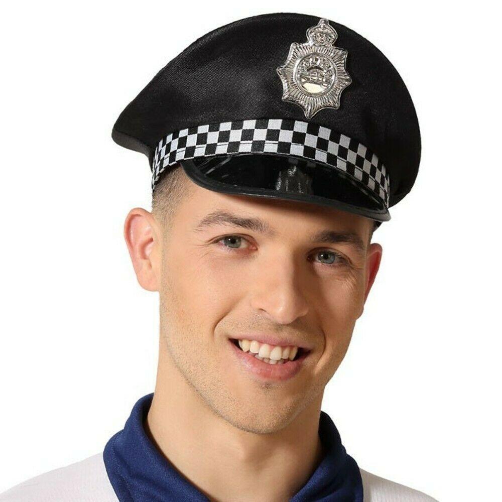 Sombrero Gorro Policía Para Carnaval Fiesta Accesorio de Disfraz