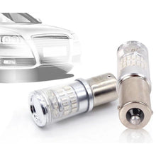 Cargar imagen en el visor de la galería, Lampara Bombilla Luz de Led de Señal de Coche 12V 5W BA15S 3014 48SMD Blanco
