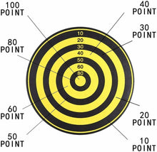 Cargar imagen en el visor de la galería, Tablero Dardos Magnéticos Doble Cara Niños Oficina Familia Tiempo Libre Interior
