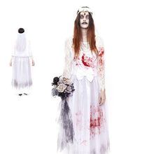 Cargar imagen en el visor de la galería, Disfraz Novia de la Muerte Mujer Adulto Para Halloween Carnval, Novia Muerta
