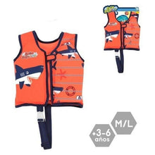 Cargar imagen en el visor de la galería, Chaleco salvavidas infantil aprendizaje niños multicolor para playa piscina M/L
