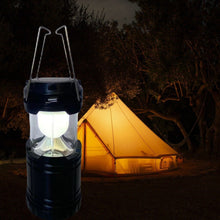 Cargar imagen en el visor de la galería, Farol Camping Solar, Cargador USB y Pilas Linterna Camping LED Luz Blanca
