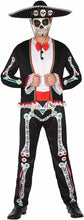 Cargar imagen en el visor de la galería, Disfraz esqueleto mejicano hombre adulto mariachi Halloween, carnaval y otras ocasiones
