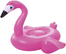 Cargar imagen en el visor de la galería, Isla Flotante Flamingo de Baño Nadar Cubierta Soporte Colchoneta Piscina
