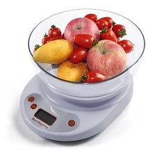 Cargar imagen en el visor de la galería, Blanza Bascula Cocina Digital con Bol 5 kg Pesar 3 Tipos (Gramos, onzas o libras)
