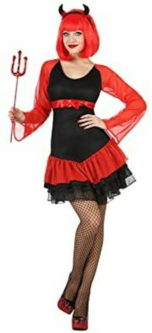 Disfraz demonio adulto mujer para Halloween Carnaval Teatro