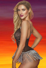 Cargar imagen en el visor de la galería, PICARDIAS LENCERIA SEXY NEGRA  ROPA INTERIOR MUJER TALLA UNICA
