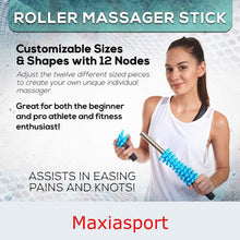 Cargar imagen en el visor de la galería, Rodillo de masaje, masajeador de celulitis, rodillo muscular de terapia 43 cm
