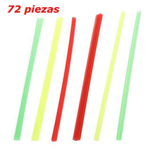 Cargar imagen en el visor de la galería, 72 piezas Bandas Reflectores para Radios de bicicleta reflectantes noctilucente
