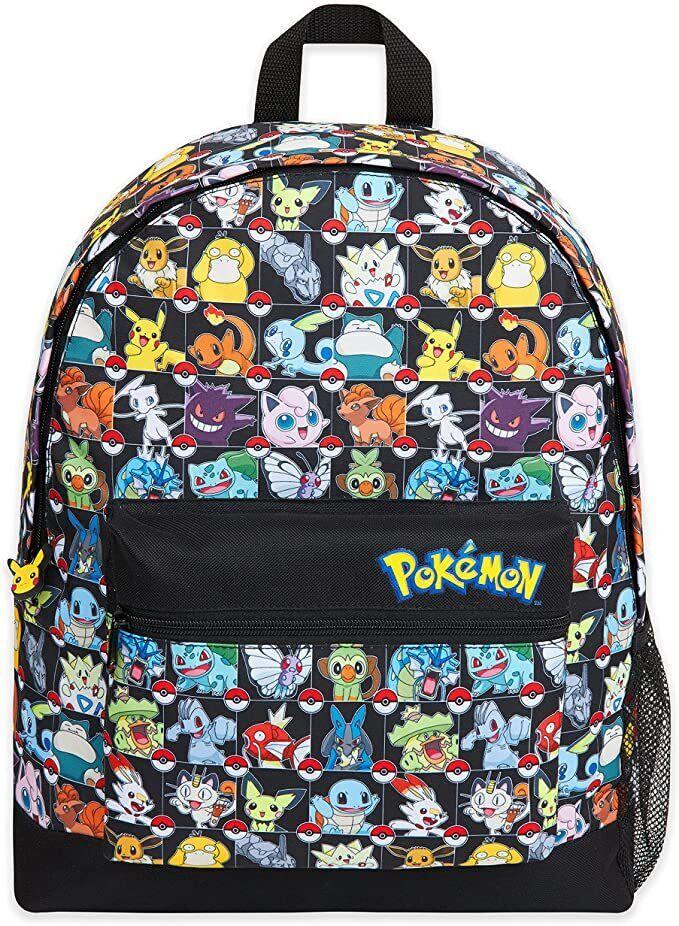 Pokemon Mochilas Escolares Mochila Niño Pikachu Pokeball infantil cole