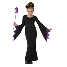 Cargar imagen en el visor de la galería, Disfraz Bruja Reina de tinieblas Vestido de Niña Infantil Carnaval Halloween
