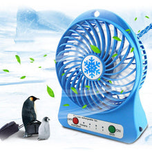 Cargar imagen en el visor de la galería, Mini ventilador recargable portatil de ordenador USB recargable enfriador
