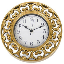 Cargar imagen en el visor de la galería, Reloj de Pared LABRADO 30 cm Color Oro Plata Para Decoraión de Hogar Oficina
