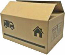 Cargar imagen en el visor de la galería, Pack de 12 Cajas de Cartón para Mudanza Alto Gramaje Reforzado Casa y jardín Artículos del hogar transporte almacenaje

