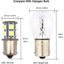 Cargar imagen en el visor de la galería, Lampara Bombilla Luz de Led de Señal de Coche 12V 3W BA15S 5050 13SMD Blanco

