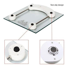 Cargar imagen en el visor de la galería, BASCULA PESO DE BAÑO DIGITAL 180 KG PRECISIÓN CRISTAL VIDRIO TEMPLADO
