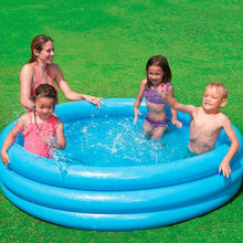 Cargar imagen en el visor de la galería, PISCINA HINCHABLE 3 AROS AZUL 168X38CM 581 L iNFANTIL para niños familiar verano
