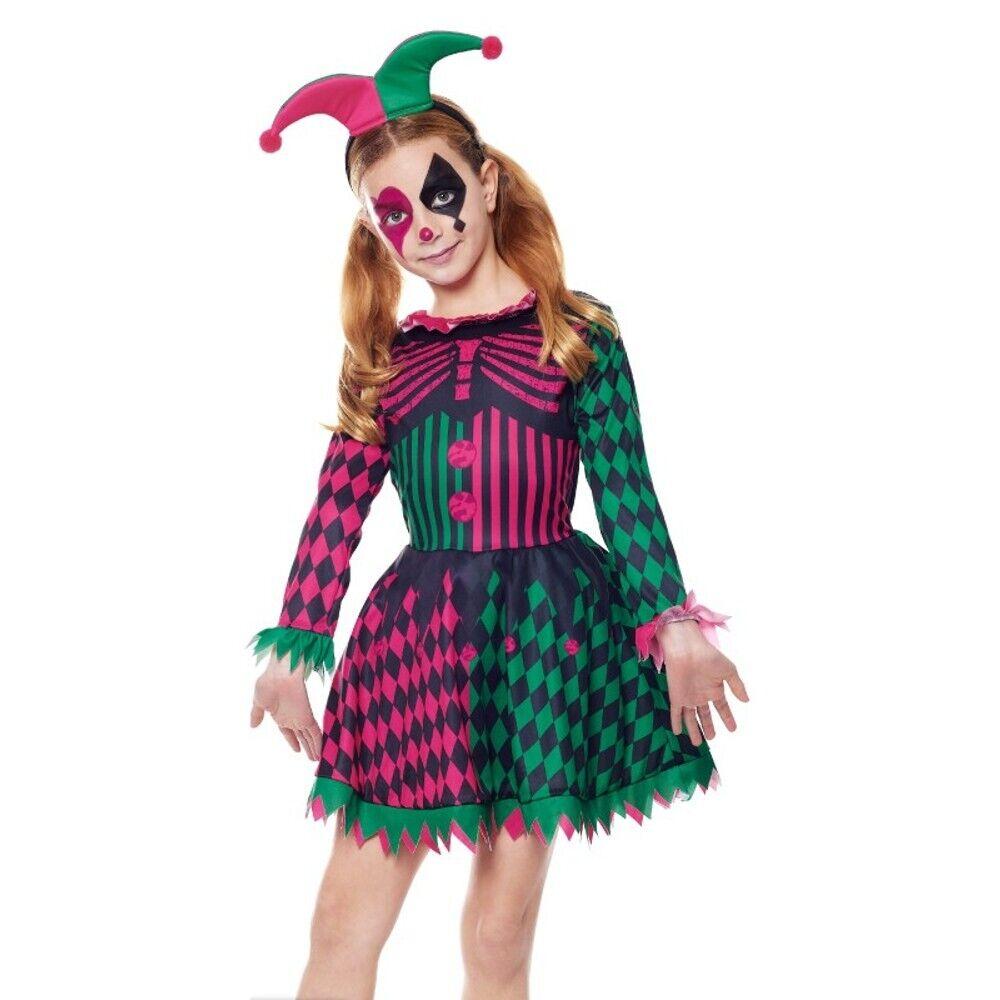 Disfraz Harlequin Niña Infantil para Fiesta Halloween Carnaval Teatro