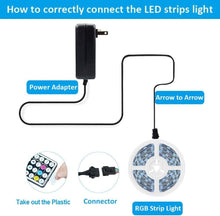Cargar imagen en el visor de la galería, Tira LED 5050 RGB 5M Sincronización de música Bluetooth, control de aplicaciones
