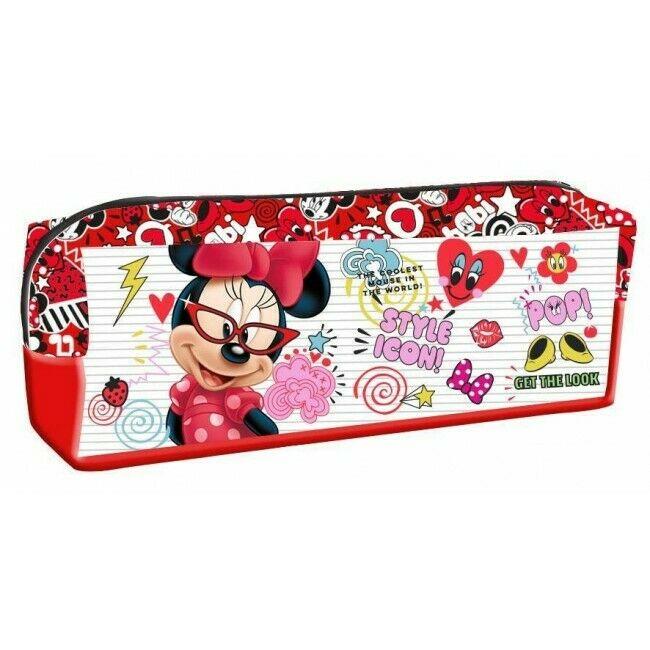 Estuche escolar portatodo infantil, minnie teacher, estudiante, 21x8x5cm