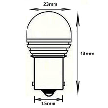 Cargar imagen en el visor de la galería, Lampara Bombilla Led de Señal, emergencia de Coche 12V 4W BA15S 9SMD 2835 Canbus
