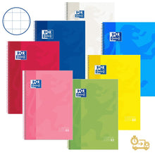 Cargar imagen en el visor de la galería, Cuaderno A4+ Cuadrícula 5x5, Tapa Extradura, 80 Hojas tapa dura libreta espiral
