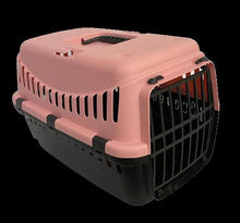 Cargar imagen en el visor de la galería, Transportin para mascota Gato, perro Cachorro , Jaula de viaje para mascota Rosa
