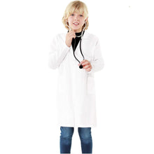 Cargar imagen en el visor de la galería, Disfraz Médico Doctor Científico Bata Blanca Infantil Unisex Niño Niña Para Fiesta de Carnaval Hallowen Teatro
