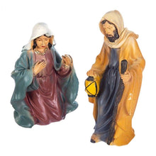 Cargar imagen en el visor de la galería, Figura Belén Madre María Resina y José Navidad Decoración Figuras

