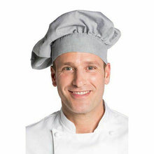 Cargar imagen en el visor de la galería, Gorro cocinero che unisex, talla única, ajustable con velcro, gorro francés
